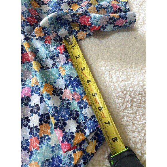 Men's Bugatchi Swim Trunks Hawaii Flower Print- Size  XL Beach Vacation Swim - Picture 6 of 7